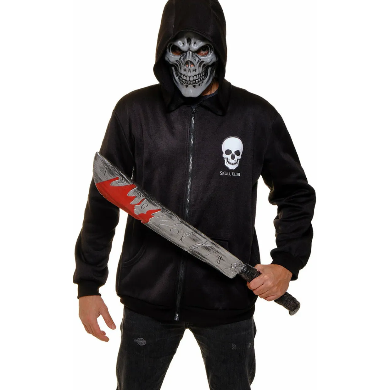 Disfraz de Esqueleto Killer para adulto