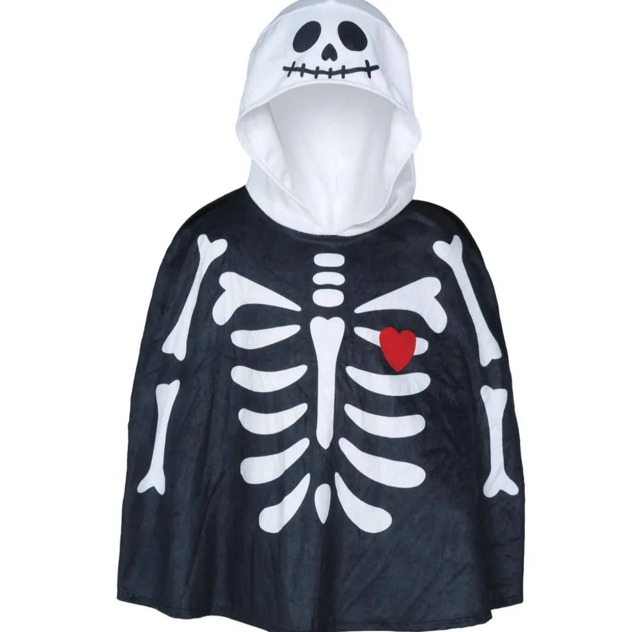 Disfraz de Esqueleto Poncho para bebé