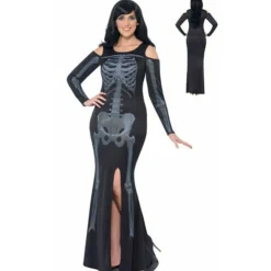 Disfraz de Esqueleto Seductor para mujer