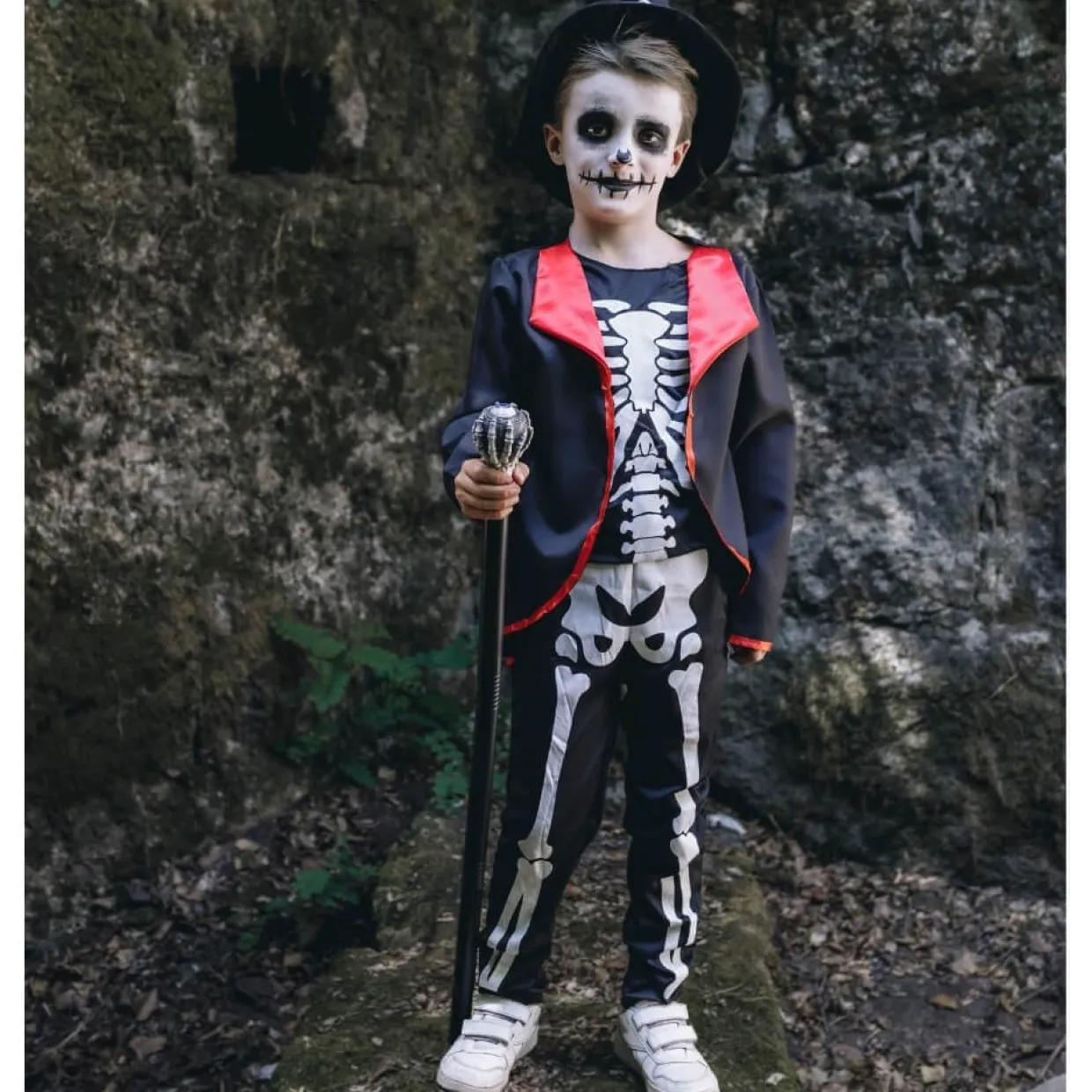 Disfraz de Esqueleto Smoking para niño