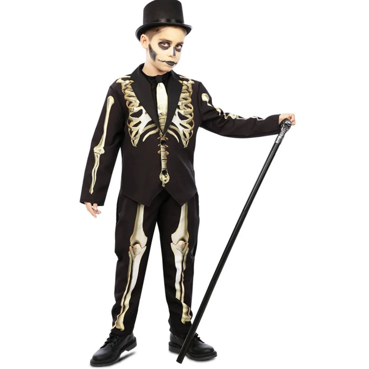 Disfraz de Esqueleto Traje para niño
