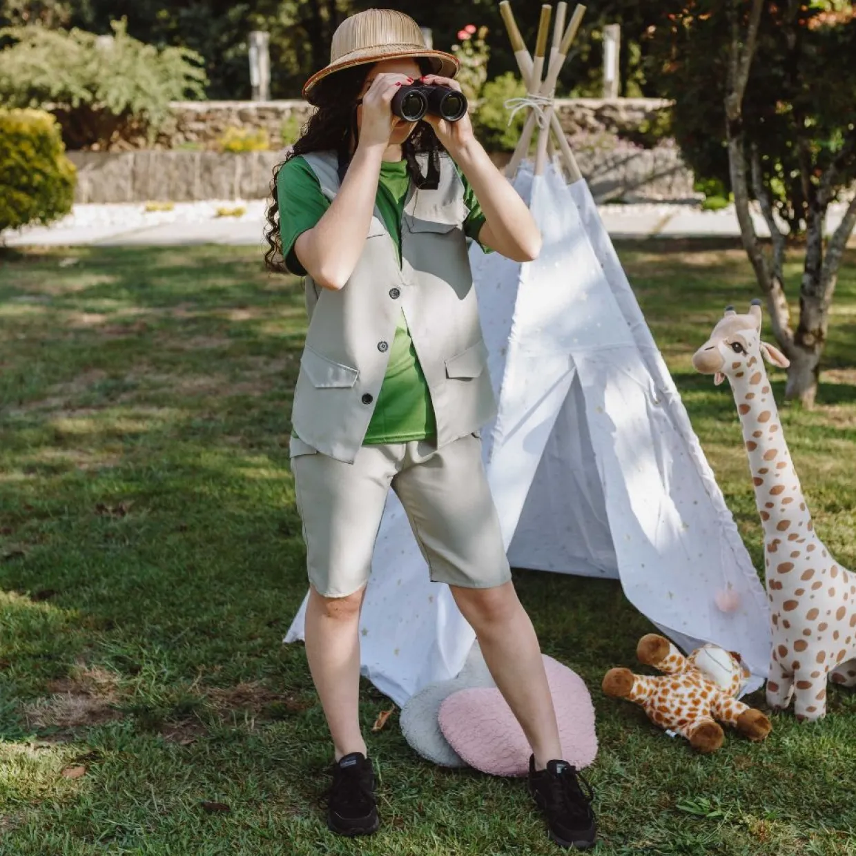 Disfraz de Exploradora Viajera para mujer