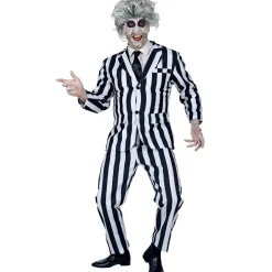 Disfraz de Fantasma Rayas Bicolor para hombre