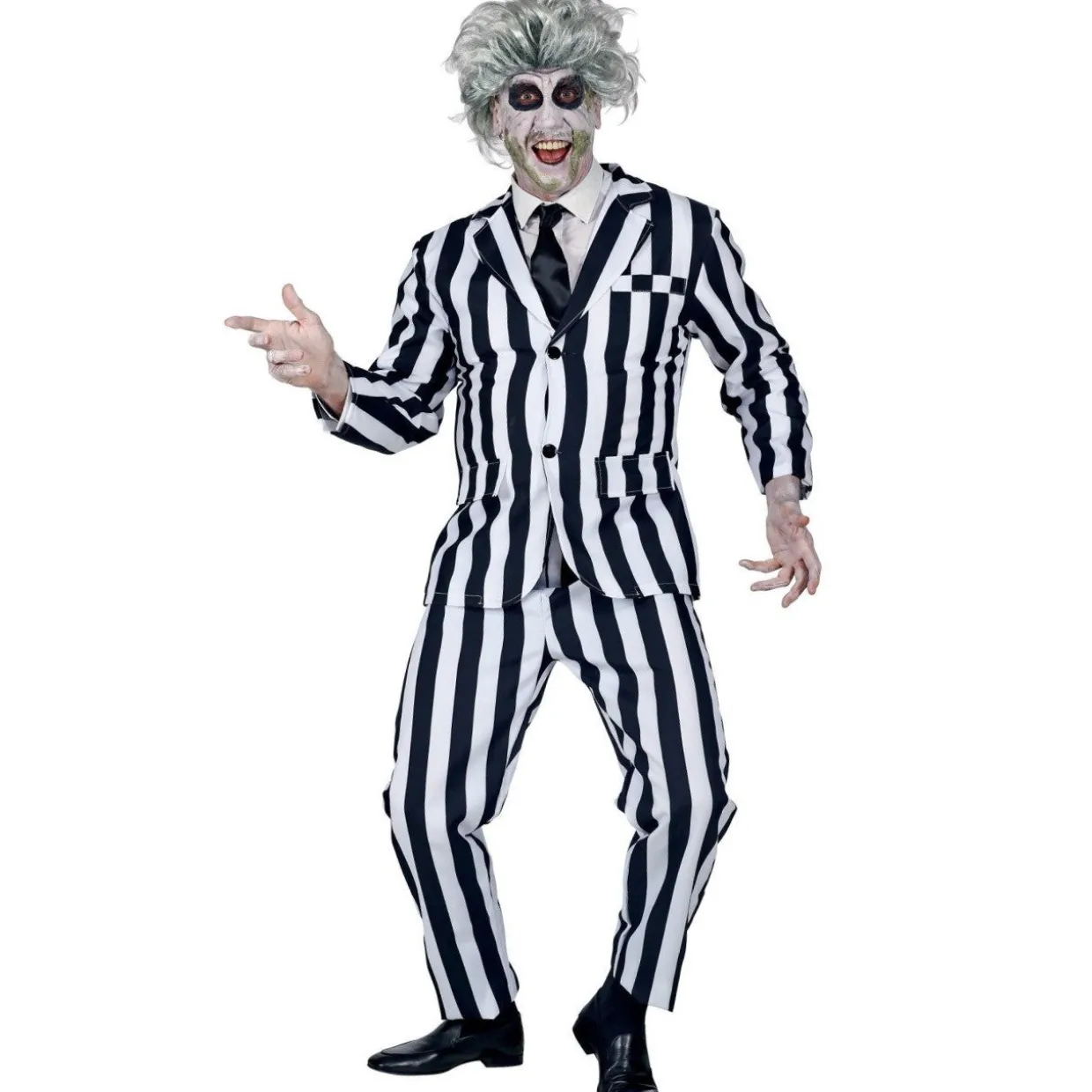 Disfraz de Fantasma Rayas Bicolor para hombre