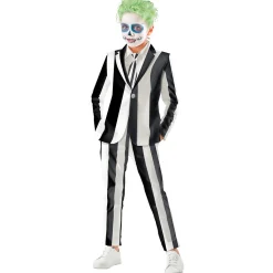 Disfraz de Fantasma Rayas Eco para niño