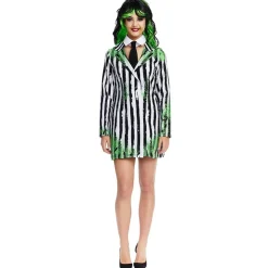 Disfraz de Fantasma Rayas Ultratumba para mujer