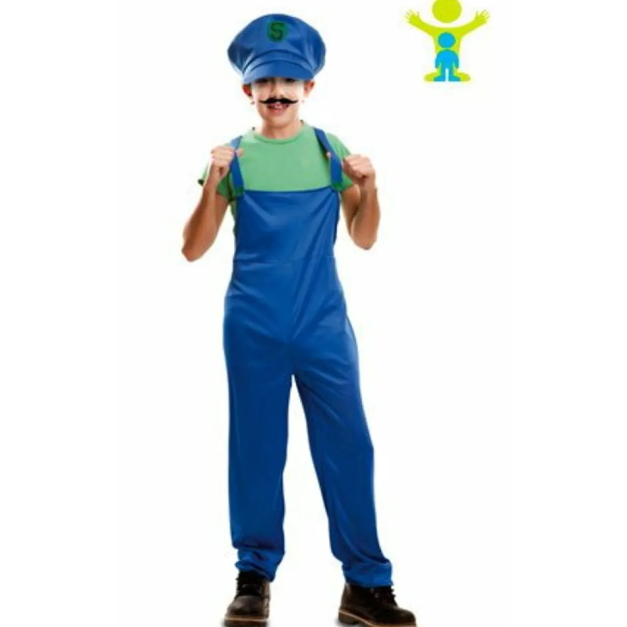 Disfraz de Fontanero Luigi infantil