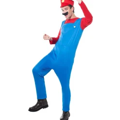 Disfraz de Fontanero Mario Eco para hombre