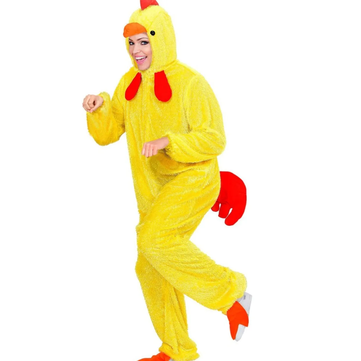Disfraz de Gallina Peluche para adulto