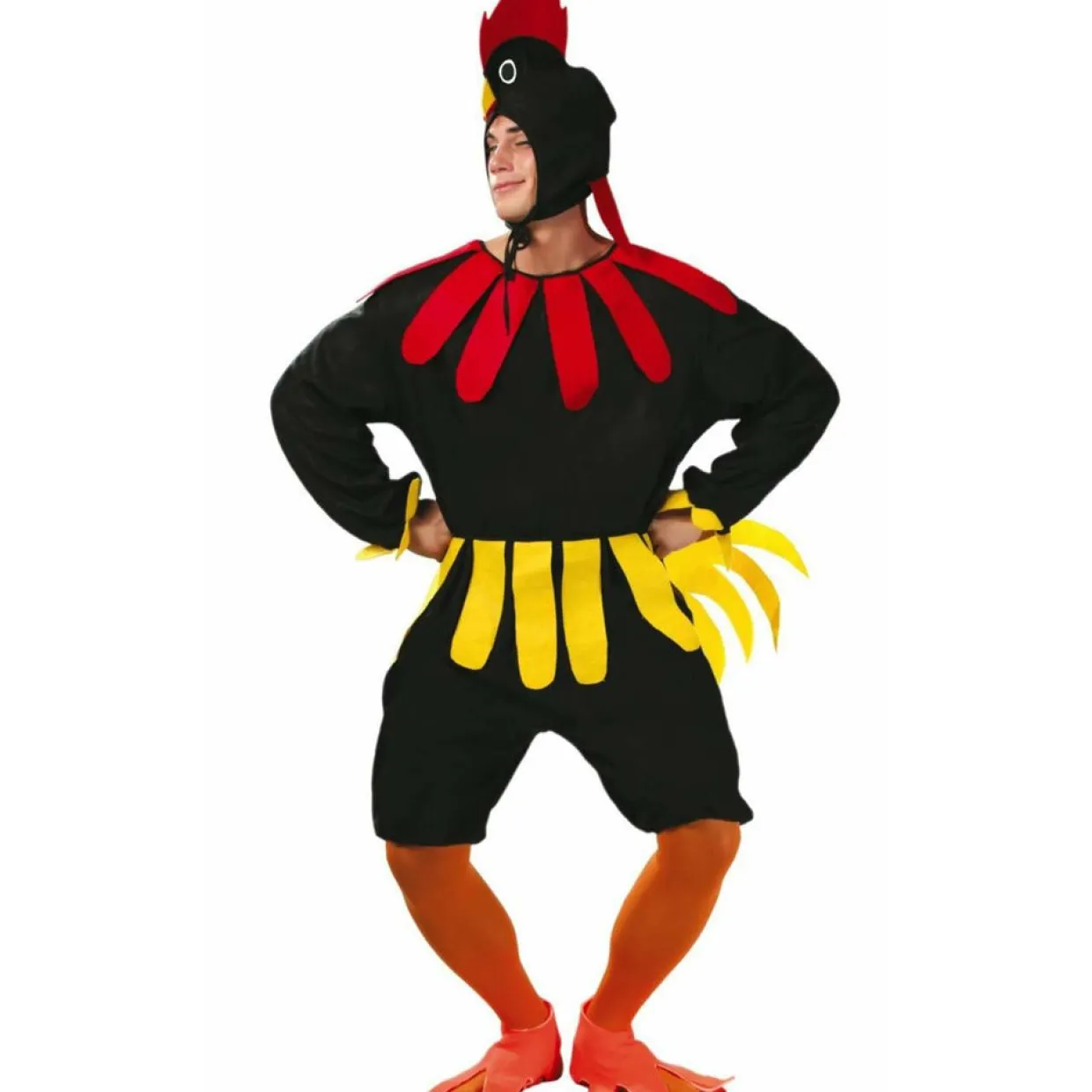 Disfraz de Gallo Negro para adulto