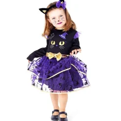 Disfraz de Gatita Bruja para niña