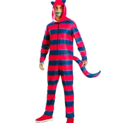 Disfraz de Gato Cheshire Rayas para adulto