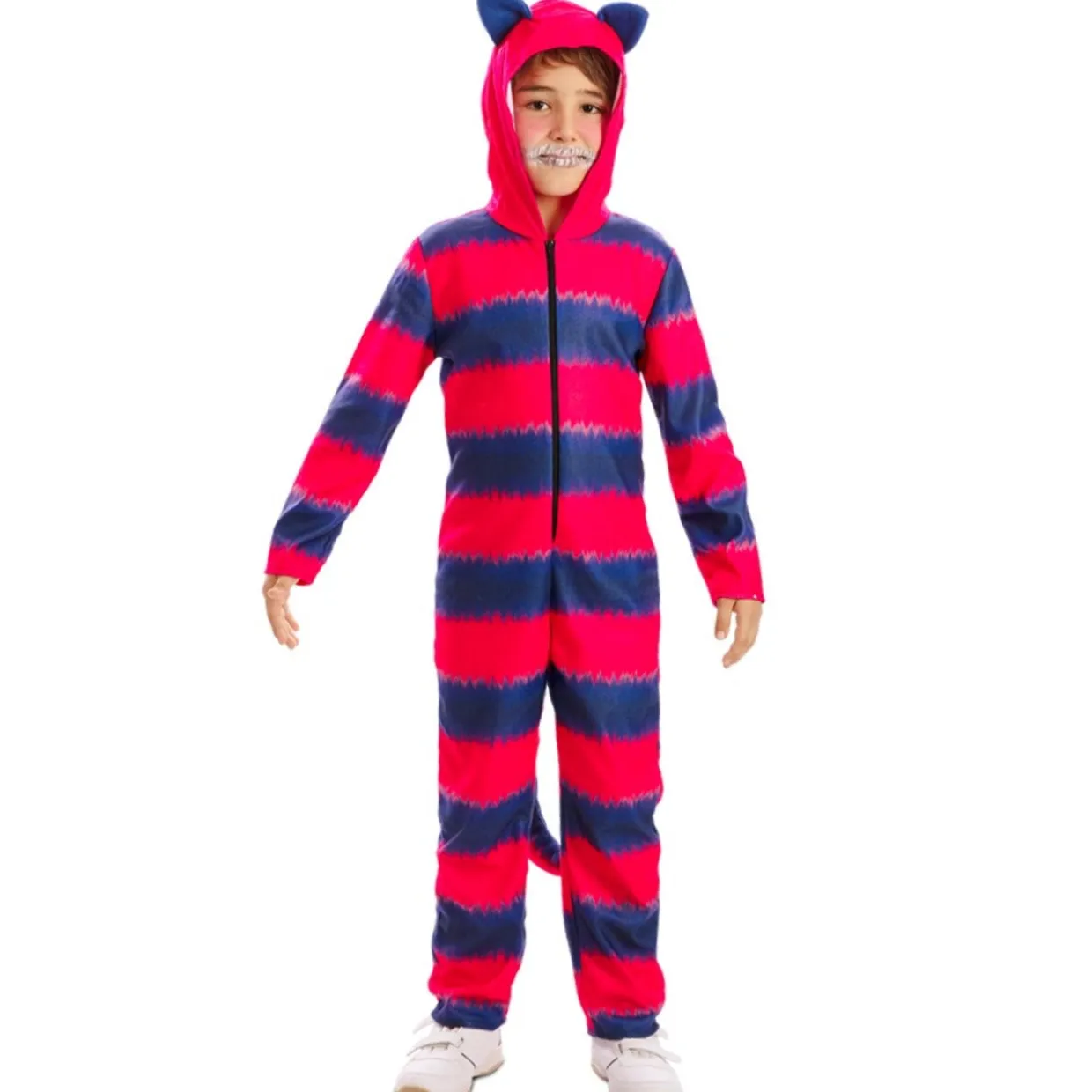 Disfraz de Gato Cheshire Rayas infantil