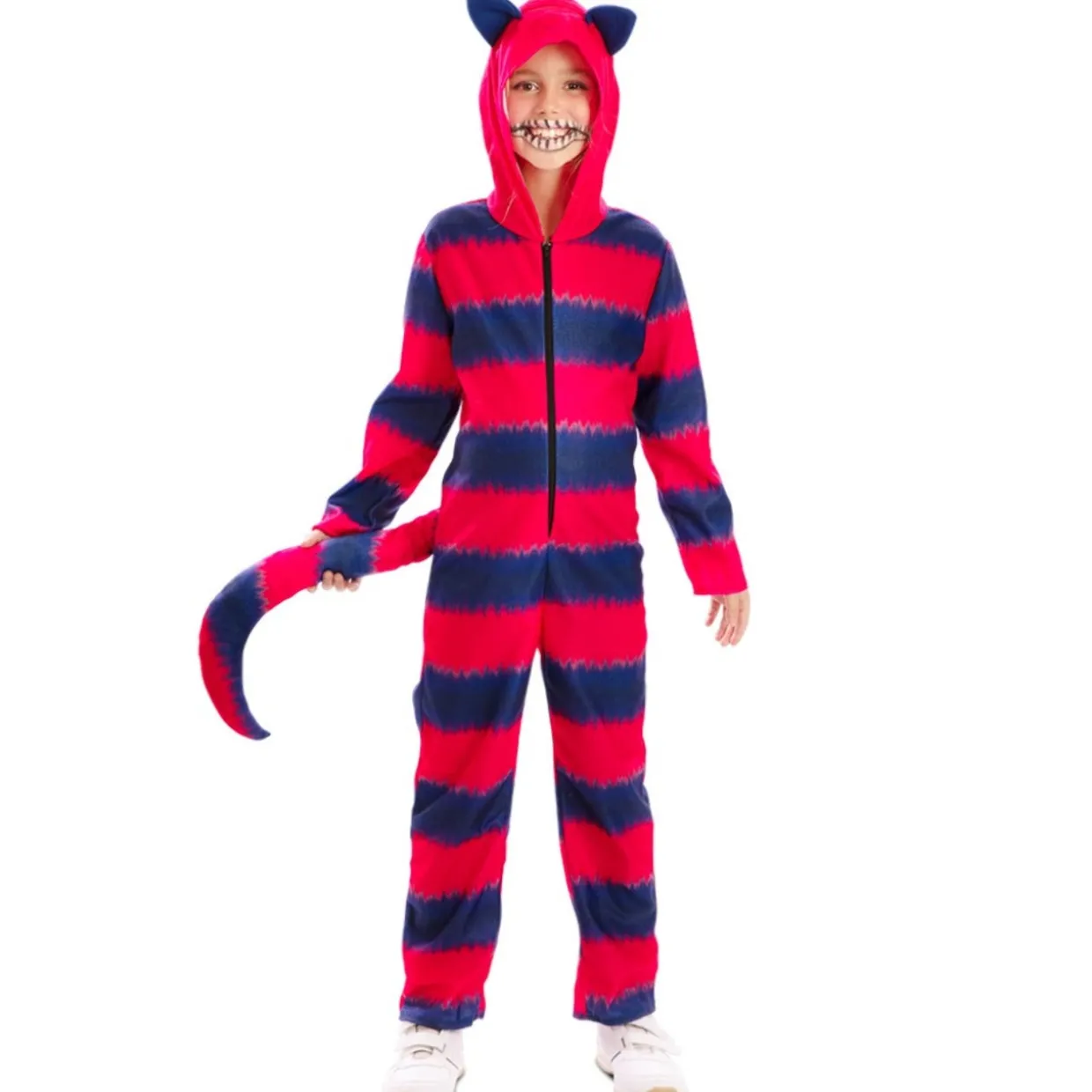 Disfraz de Gato Cheshire Rayas infantil