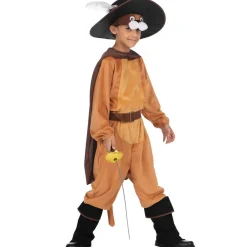 Disfraz de Gato con Botas Deluxe infantil