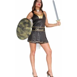 Disfraz de Gladiadora Amazona Aquilea para mujer