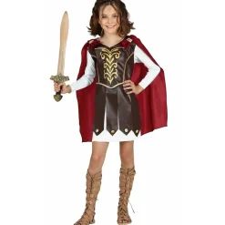 Disfraz de Gladiadora Romana para niña