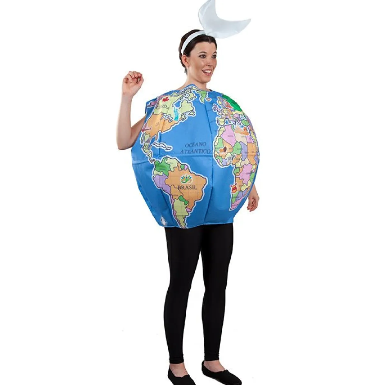 Disfraz de Globo Terráqueo para adulto