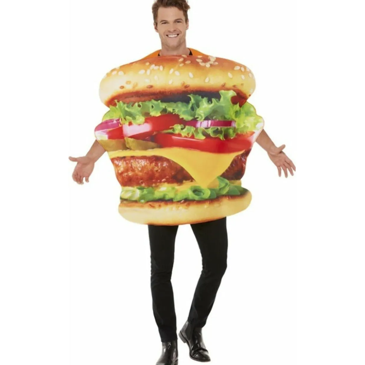 Disfraz de Hamburguesa Deluxe para adulto