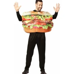 Disfraz de Hamburguesa Eco para adulto