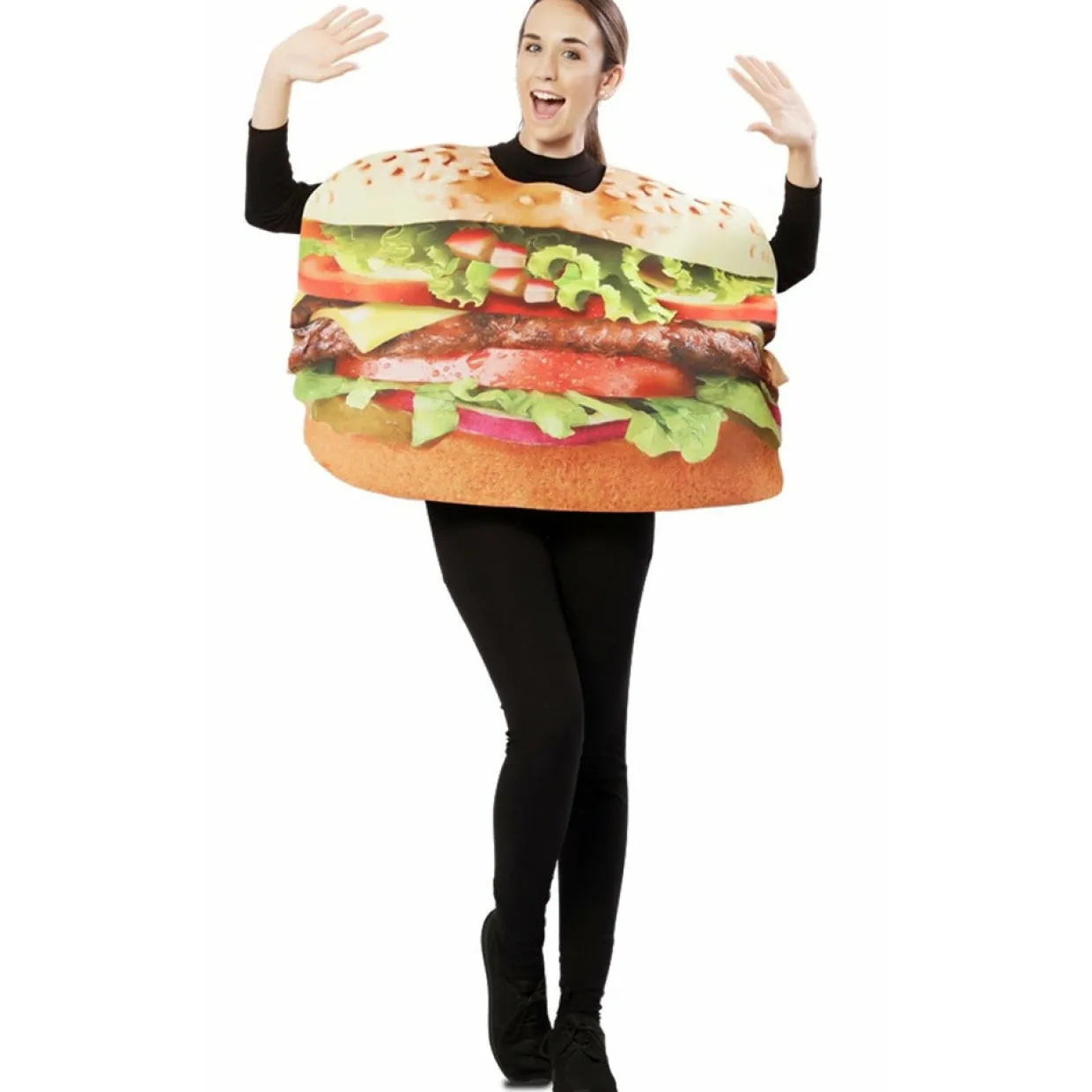 Disfraz de Hamburguesa Eco para adulto