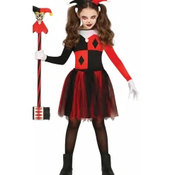 Disfraz de Harley Bufón para niña