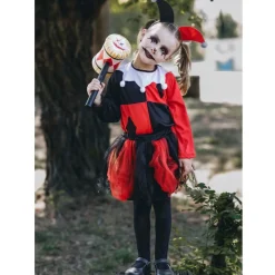 Disfraz de Harley Bufón para niña