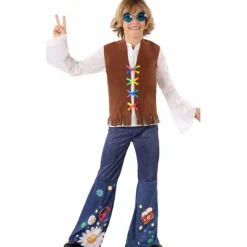 Disfraz de Hippie Alegre para niño