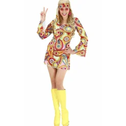 Disfraz de Hippie Aura para mujer