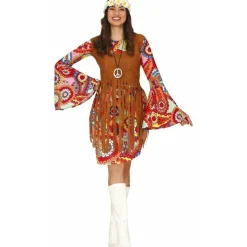 Disfraz de Hippie Brocados para mujer