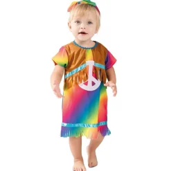Disfraz de Hippie Colores para bebé