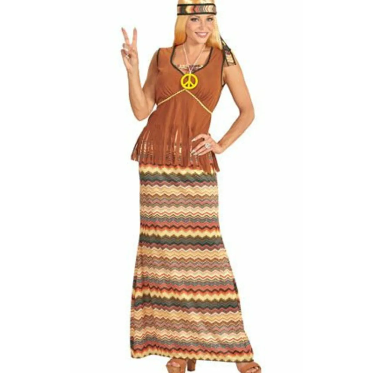 Disfraz de Hippie Elegante para mujer