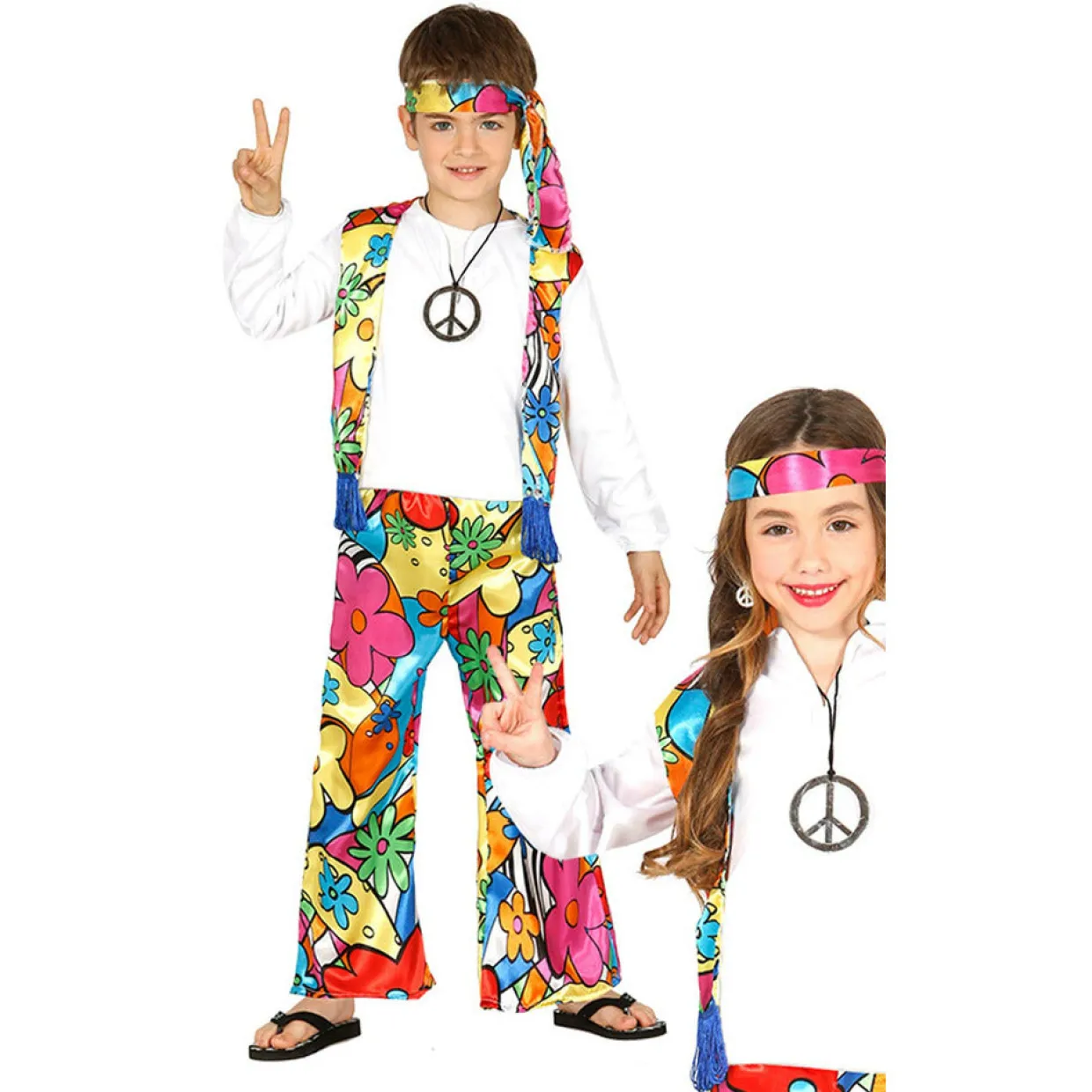 Disfraz de Hippie Libre infantil