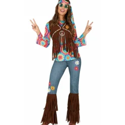 Disfraz de Hippie Margaritas para mujer