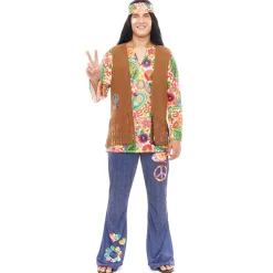 Disfraz de Hippie Peace para hombre
