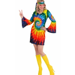 Disfraz de Hippie Psicodélica para mujer