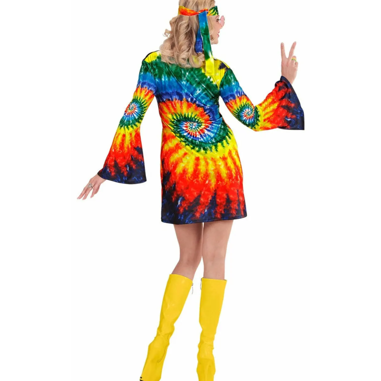 Disfraz de Hippie Psicodélica para mujer