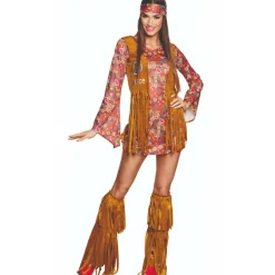 Disfraz de Hippie Yaiza para mujer