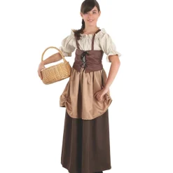 Disfraz de Hortelana Medieval para niña