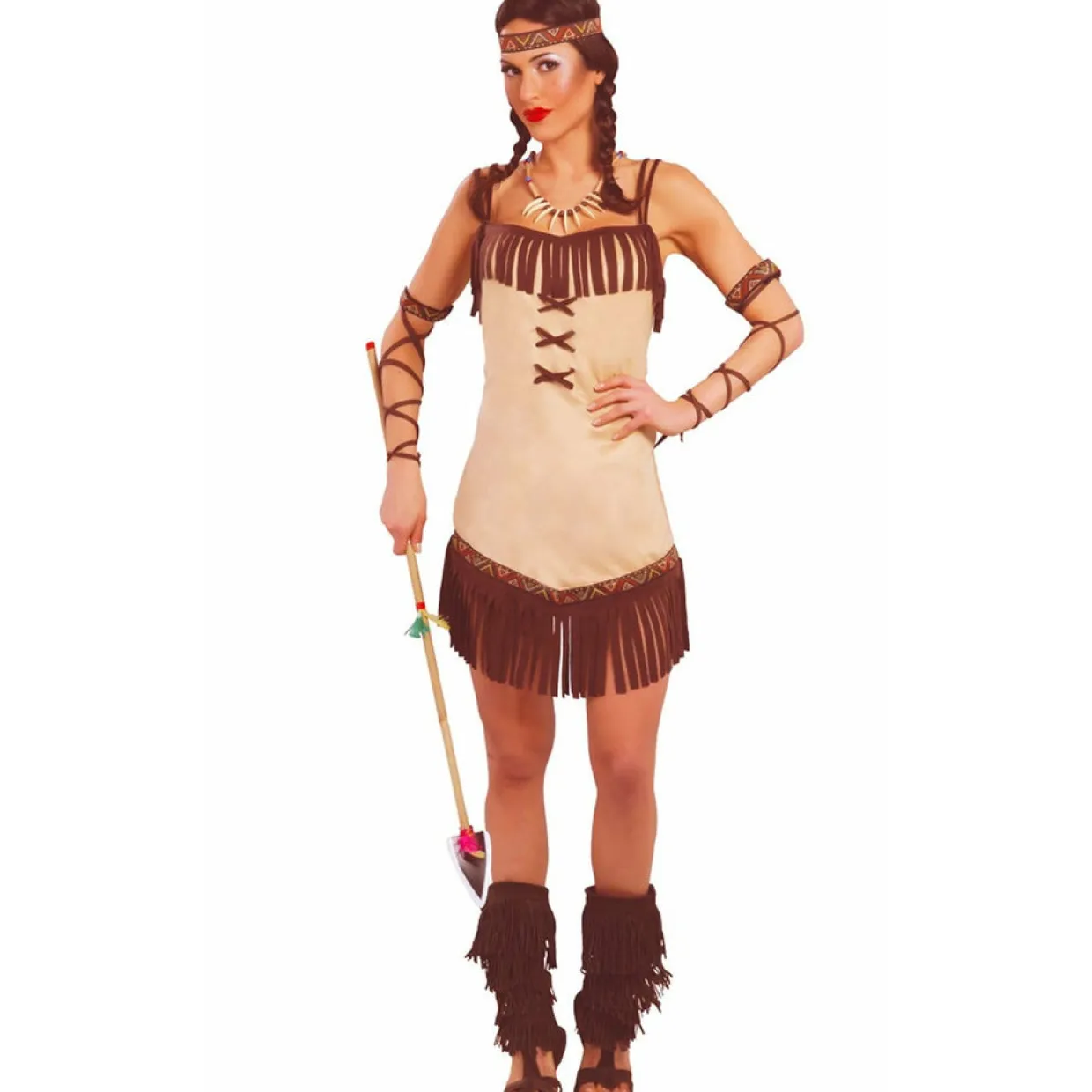 Disfraz de India Miwok para mujer