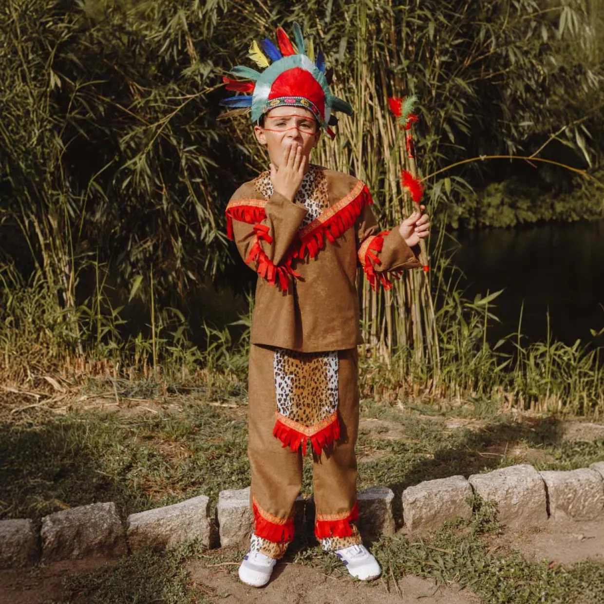 Disfraz de Indio Comanche para niño