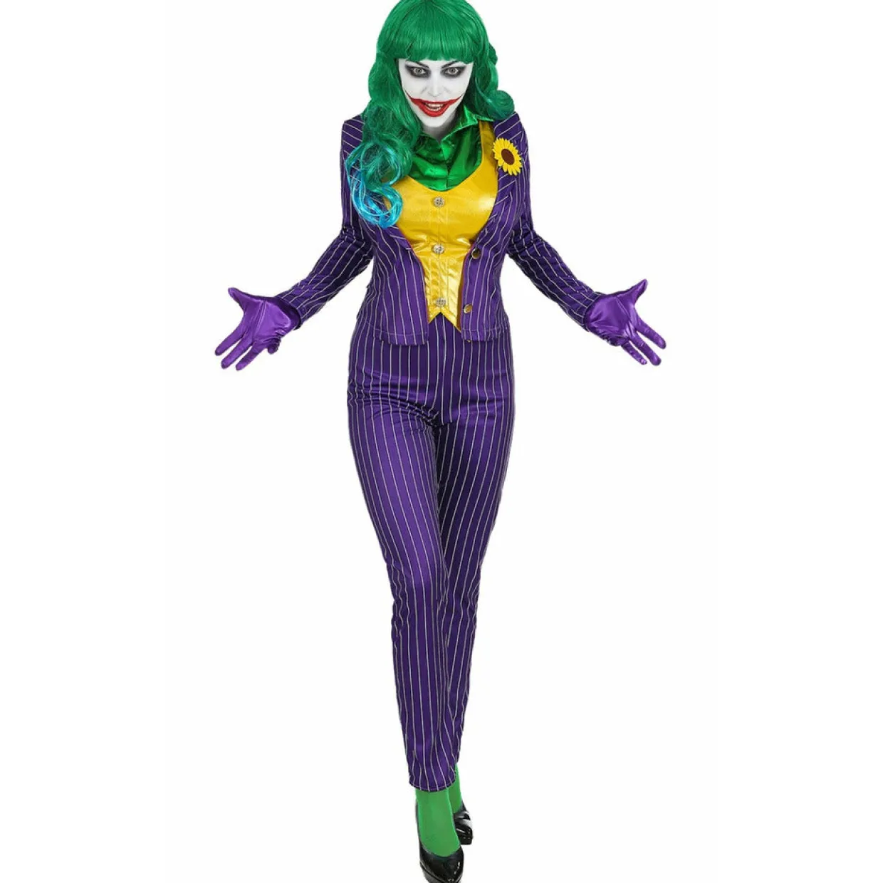 Disfraz de Joker chiflado para mujer
