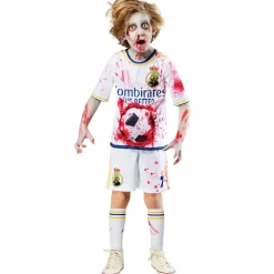 Disfraz de Jugador de Fútbol Zombie Real para niño