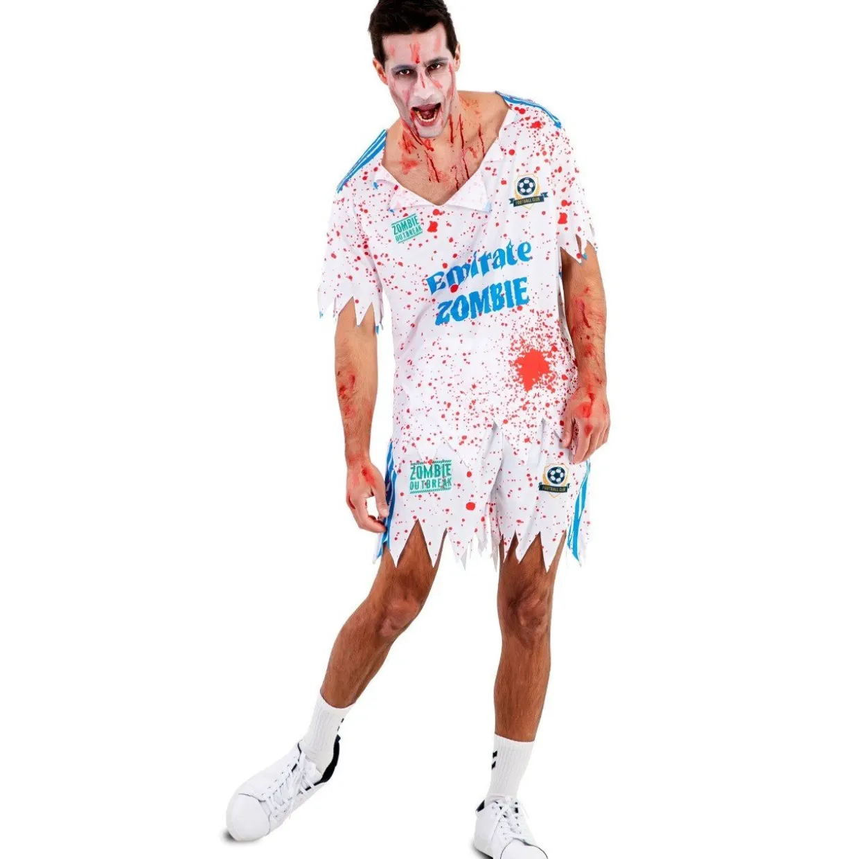 Disfraz de Jugador Fútbol Zombie para adulto