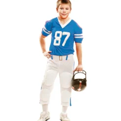 Disfraz de Jugador Rugby Azul infantil