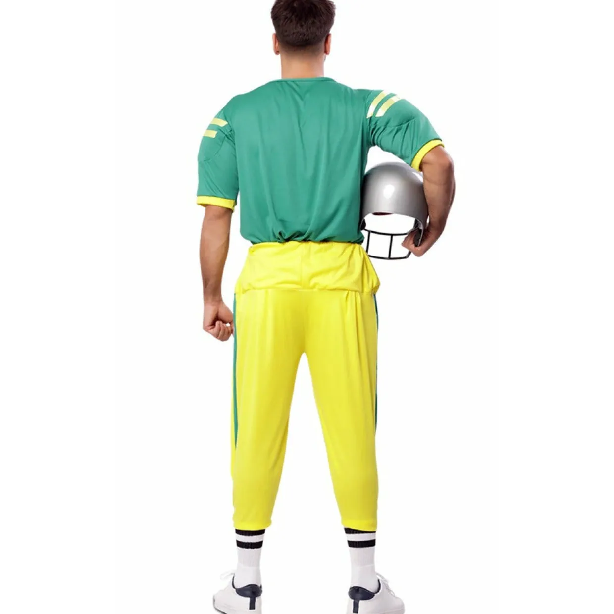 Disfraz de Jugador Rugby Verde para hombre
