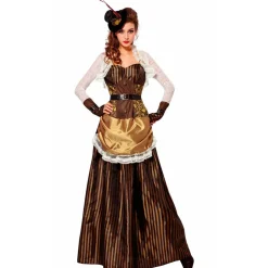 Disfraz de Lady Steampunk Rayas para mujer