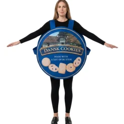 Disfraz de Lata de Galletas Costurero para adulto