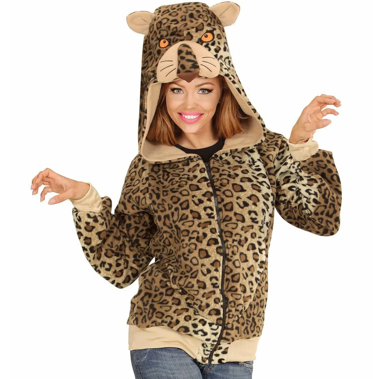 Disfraz de Leopardo Chaqueta para adulto