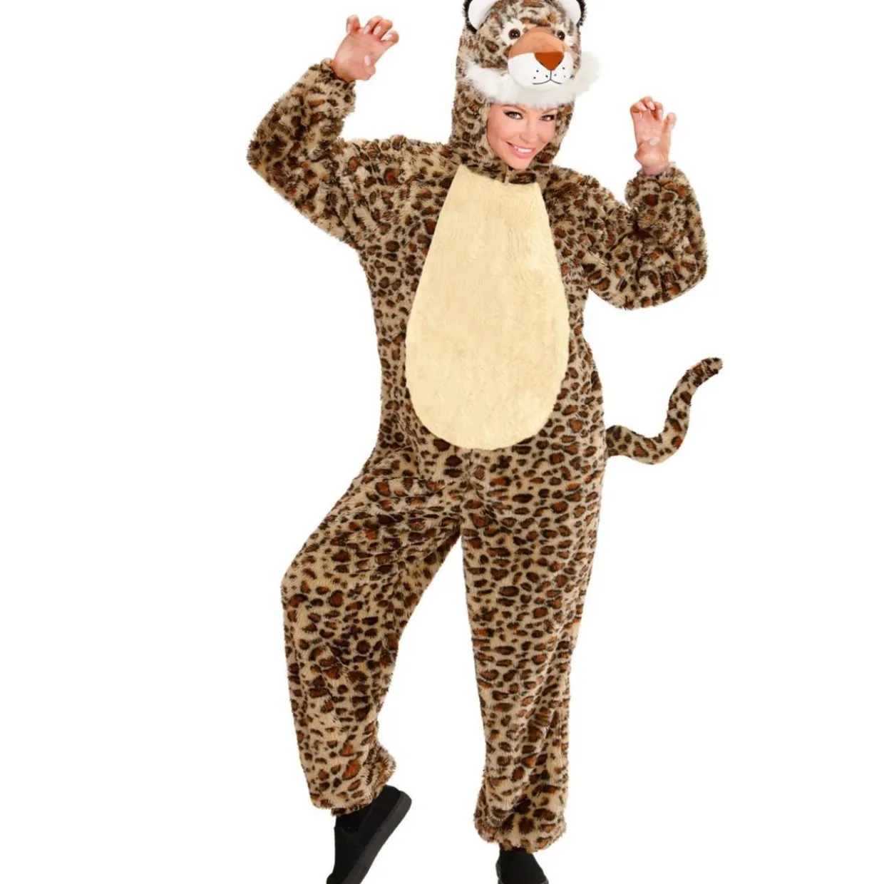 Disfraz de Leopardo Peluche Suave para adulto